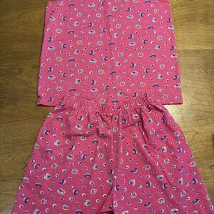 Northern Reflections Women's Printed Tank Top And Shorts Pajama Set Coral Medium